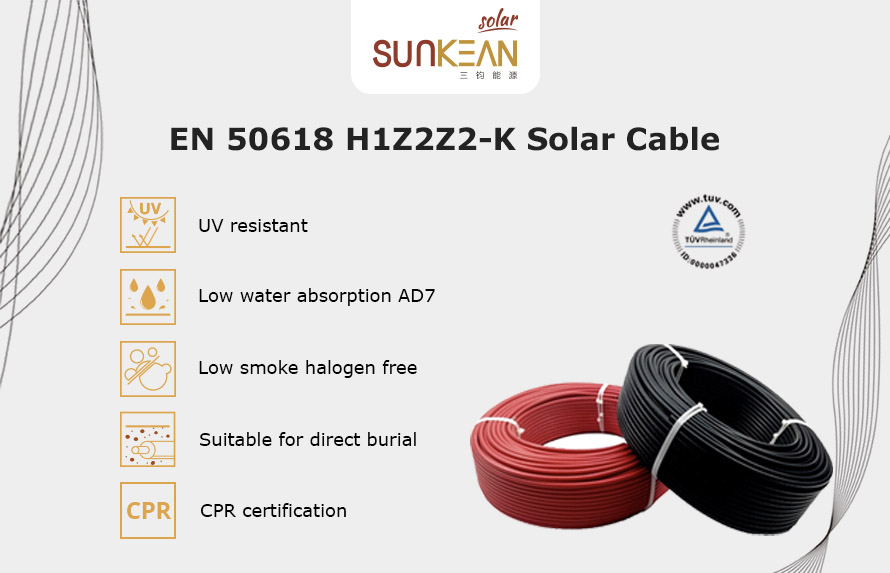 Fireproof CPR H1Z2Z2-K Solar Cable