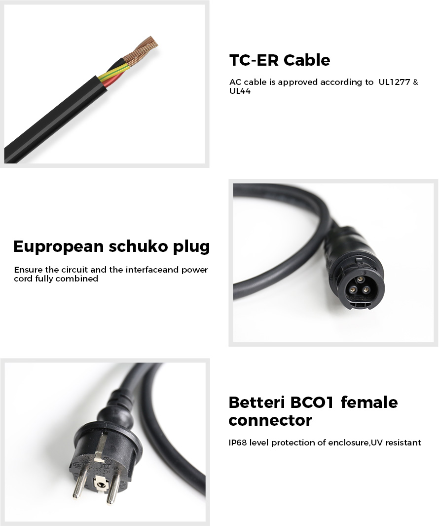 Assemblage de câble CA UL1277 TC-ER