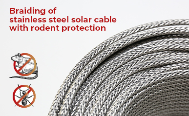 Solutions contre les infestations de rongeurs : utilisation de câbles tressés en acier inoxydable pour protéger votre panneau solaire