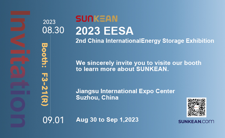 Bienvenue sur le stand SUNKEAN au Salon international du stockage d'énergie en Chine