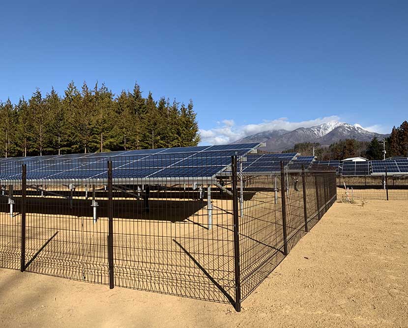  49,5 kw Yamanashi-ken centrale solaire au japon 2019 