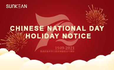 Avis de vacances pour la fête nationale chinoise