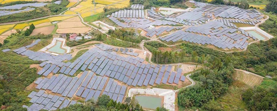  60MW  SUIMEI projet de système d'énergie solaire au japon 2020 